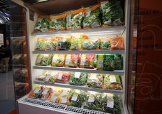 Alcune delle verdure di IV gamma prodotte dalla Zerbinati.