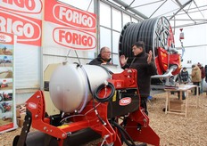 Uno spazio espositivo a Orticoltura Tecnica in Campo.