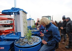 Altra trapiantatrice made in Ferrari Costruzioni Meccaniche.