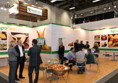 Stand di Agrofresh, l'azienda che ha realizzato il sistema di conservazione SmartFresh.