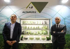 Alfonso e Fabio Altamura dell'omonima azienda agricola, specializzata nella produzione di baby leaf e prodotti di I gamma.