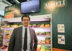 Alessandro Aureli, marketing e sales manager dell'omonima azienda aquilana, specializzata nella produzione e lavorazione di carote baby e non e nella produzione di puree, succhi, concentrati e prodotti lavorati.