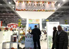 Lo stand collettivo della Calabria all'interno del CityCube.