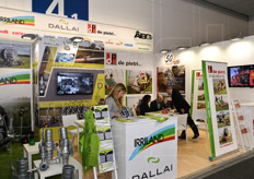Stand della ditta De Pietri di Vezzano sul Crostolo, Reggio Emilia. Attrezzature per l'agricoltura.