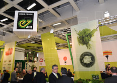 La Hall 1.2 di Messe Berlin e' tradizionalmente riservata alle ditte sementiere. In foto, lo stand della Enza Zaden.