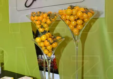 Il nuovo pomodorino giallo della Enza Zaden proposto a marchio Safra.