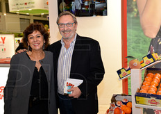 Claudia Ferreyra insieme a Walter Campomori.