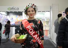 La Polonia ha puntato molto su quest'edizione di Fruit Logistica. Oltre a un mega-stand collettivo nel CityCube Berlin, in fiera non era raro incontrare delle miss Polonia.