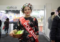 La Polonia ha puntato molto su quest'edizione di Fruit Logistica. Oltre a un mega-stand collettivo nel CityCube Berlin, in fiera non era raro incontrare delle miss Polonia.