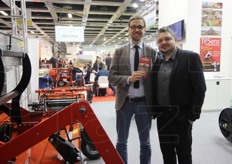 Nello stand della Forigo incontriamo Gianluca Grossi e Daniele Chilese dell'export department dell'azienda mantovana. A Fruit Logistica l'azienda ha portato le proprie ultime creazioni in fatto di macchine per l'orticoltura: Polyformer e Co.Modus.