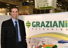 Stefano Graziani dell'omonima ditta di Bora di Mercato Saraceno (FC), specialista in materiali da imballaggio.