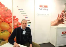 Sandro Terza, della K Adriatica. Da quasi 50 anni, l'azienda e' specializzata in fertilizzanti, da due si e' focalizzata sull'ortofrutticoltura.