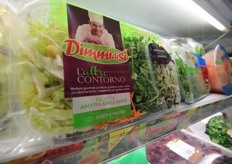 Una delle novita' de La Linea Verde portate a Berlino: la linea L'Altro Contorno con una referenza a base di mais e rucola, per coniugare l'amabilita' del mais con il piccante della rucola.