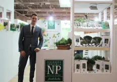 Raffaele Palma dell'azienda agricola Nicola Palma, specializzata nella produzione di erbe aromatiche e situata alle porte del Parco nazionale del Cilento (Campania).