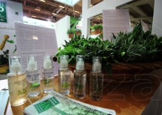 La Nicola Palma ha presentato le acque aromatizzate a base di timo, menta, rosmarino, basilico e salvia, destinate a impreziosire i piatti.