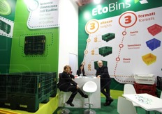 Nello stand della Penta Plast.