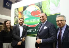 Ivana Cericola, Vito Cifarelli, Michele Cericola e Rino Fioretti dell'azienda Cericola di Ortona (FG).