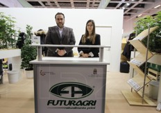 Pellegrino Riccio (agrotecnico) e Daniela Ivone della OP Futuragri di Foggia.