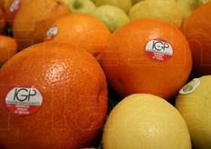 Nello stand collettivo siciliano non potevano di certo mancare delle arance rosse di Sicilia Igp.