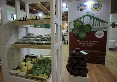 Nello stand Terra Orti il carciofo di Paestum.