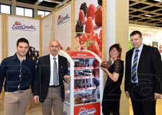 In rappresentanza della coop. Sant'Orsola, Filippo Laghi (import/export), Lorenzo Giacomelli (direttore commerciale), Sara Bellini (resp. comunicazione) e Alessio Conotter (mercati ortofrutticoli).