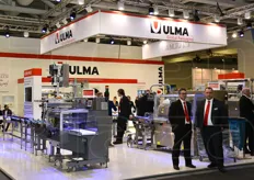 Stand della tedesca Ulma, specializzata nella progettazione e nella produzione di attrezzature e servizi per il packaging.