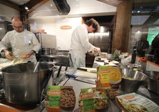 La cucina 'open air' nello stand Zerbinati.