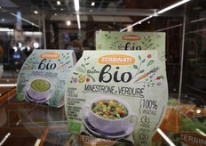 Insieme ai burger la Zerbinati ha presentato anche la versione bio della propria linea di zuppe e minestre pronte.