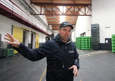 Hansjorg Sachsalber, responsabile qualita' della Mivor, che ci ha fatto da Virgilio alla scoperta dell'impianto.