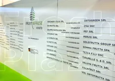 L'elenco delle aziende Fruitimprese Veneto.