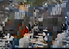 Lo stand del Goji italiano.