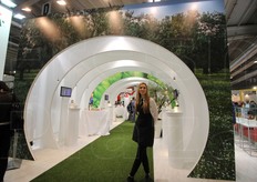 Uno degli stand al Cibus.