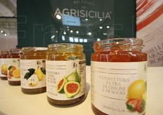 Lo stand dell'Agrisicilia e le sue confetture.