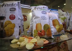 Nello stand di Amica Chips, perche' non e' detto che nel sacchetto delle patatine debbano andarci solo le patate.