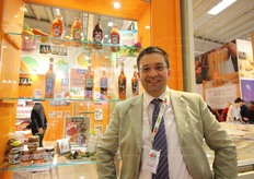 Alessandro Aureli, direttore Marketing e Vendite dell'Aureli. Come vedremo l'azienda specializzata nella trasformazione di ortofrutta e vellutate ha presentato molte novita'.