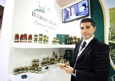 Nicolo' Ravale, dell'azienda agricola Barbuscia che in fiera ha presentato una linea di trasformati vegan e vegetariana.