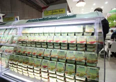 L'Euro Verde ha presentato, tra le altre novita', la propria linea di hummus, una rivisitazione di una ricetta mediorientale a base di legumi e verdura.