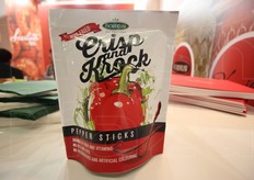 Crisp end Krock e' la bustina per un consumo on the go di peperoni disidratati in stick, prodotto dalla Fiordelisi.