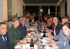Cena di gruppo presso l'azienda agrituristica Tempio in Capaccio Scalo.