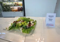 L'insalata rielaborata da Ortoromi all'interno del Fruit & Veg Fantasy Show.