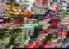 Offerta di ortaggi spagnoli.