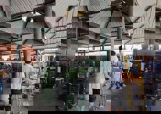 All'esterno del Padiglione G, e' possibile la vendita diretta delle merci da parte dei produttori.