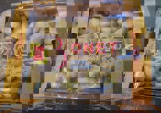 Patate selezionate in cartone da 10 kg.