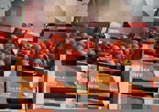 Forte anche la presenza di produzioni in arrivo da Paesi Bassi e Belgio: ad esempio pomodori, fragole, indivie, peperoni.