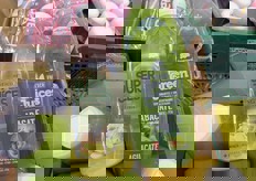 E per il trasformato, alcuni box presentavano succhi a base di frutta esotica...