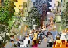 Man mano che le ore passavano, l'evento raccoglieva il consenso di un numero sempre maggiore di visitatori.