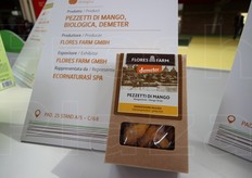 Pezzetti di mango disidratati.