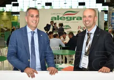 Cristian Moretti, direttore di Agrintesa, insieme a Piergiorgio Lenzarini, presidente del Gruppo Alegra.