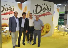 Partership per Dori'. Da sinistra Gualtiero Rivoira, Alessandro Zani, Luis Clementi e Giampaolo Dal Pane.