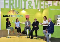 L'area del Fruit & Veg Fantasy Show ha ospitato alcuni talk show sull'importanza di promuovere il consumo di frutta e verdura.